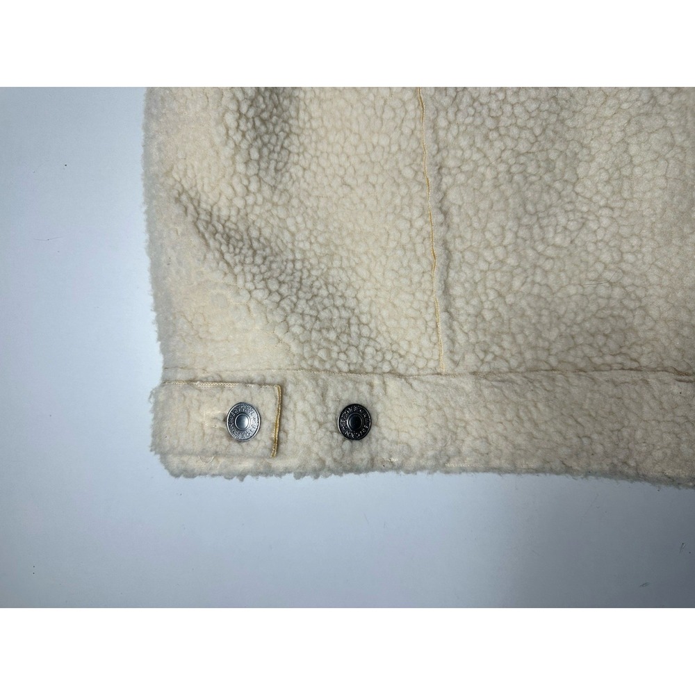 American Eagle Outfitters‎ Lined Faux Sherpa Trucker Jacket Size Large - Picture 9 of 12